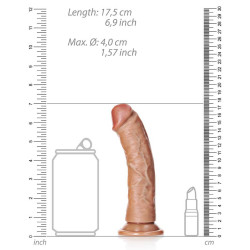 Real Rock Ultra Skin Gode Little Curved RealRock 15.5 x 3.7 cm Latino